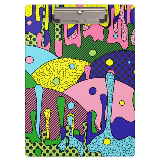 Trippy-Disk Klemmbrett (Vorderseite)