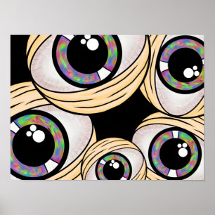 Trippy drittes Augen-Plakat Poster