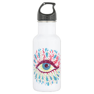 Trippy Eye Psychedelic Art Trinkflasche