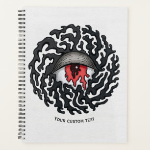 Trippy Eye with Tentacles - Trippy Surreal Art Planer