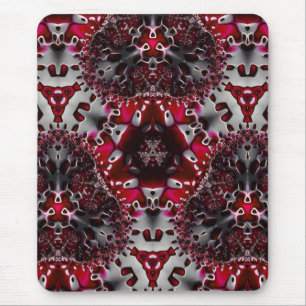 Trippy Fraktal-Kunst-Untersetzer Mousepad