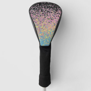 Trippy Funky Pixelated Polygender-Stolz-Flagge Golf Headcover