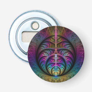 Trippy Gemustert Colorado Abstraktes Fraktal Kunst Flaschenöffner