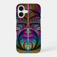 Trippy gemusterte bunte abstrakte Fraktal-Kunst