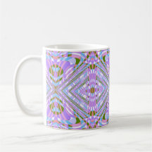 Trippy geometrisches Retro-Abstraktmuster
