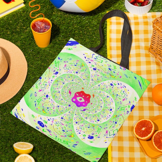 Trippy Green Tasche (Von Creator hochgeladen)