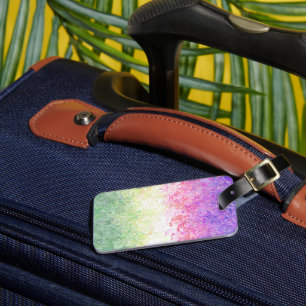 Trippy Groovy Boho Abstrakte Genderdoe Pride Flagg Gepäckanhänger