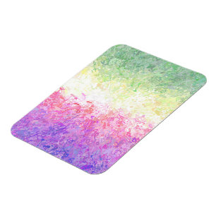 Trippy Groovy Boho Abstrakte Genderdoe Pride-Flagg Magnet