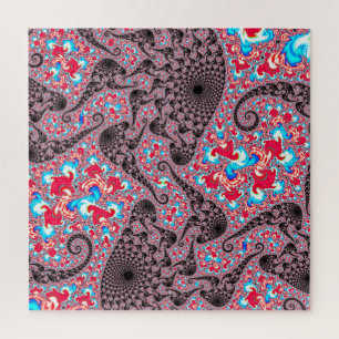 Trippy Groovy Boho Hippie Spiraling Fraktal Kunst
