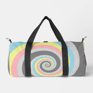 Trippy Groovy Spiral Abstraktes Demiflux-Stolz-Fla Duffle Bag