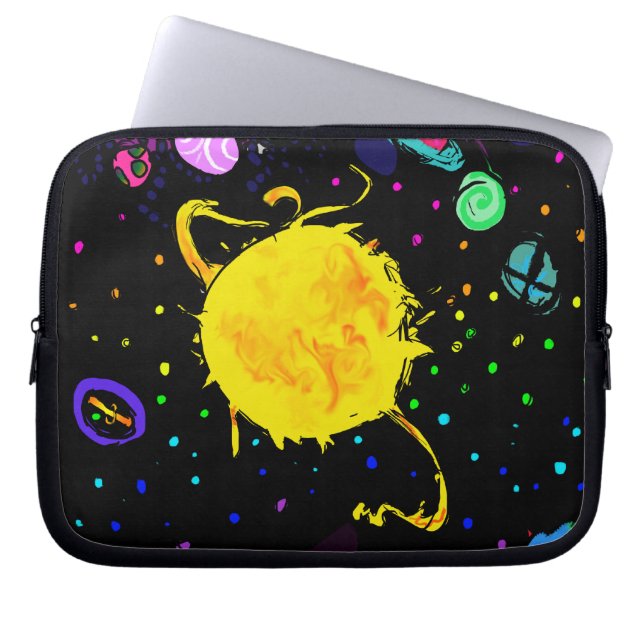 Trippy Himmel 5 Laptopschutzhülle (Vorderseite)
