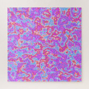 Trippy Hippie Bold farbenfrohe Neon Acid Trip marm