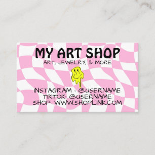 Trippy Hippie Business Card Visitenkarte