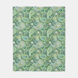 Trippy Hippy Paisley Fleece Blanket