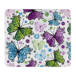 Trippy Hippy Retro Paisley Schneidebrett