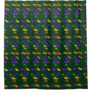 Trippy Holly Canes Duschvorhang