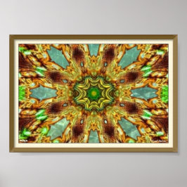 Trippy Keleidoscopic Poster