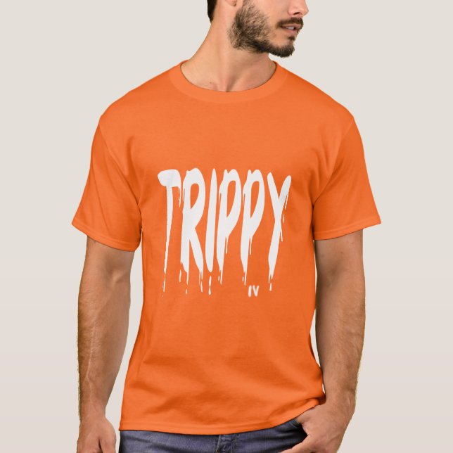 Trippy Krawatten-Shirt T-Shirt (Vorderseite)