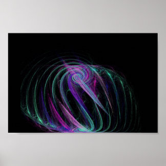 Trippy-Liebe-Fraktal Poster