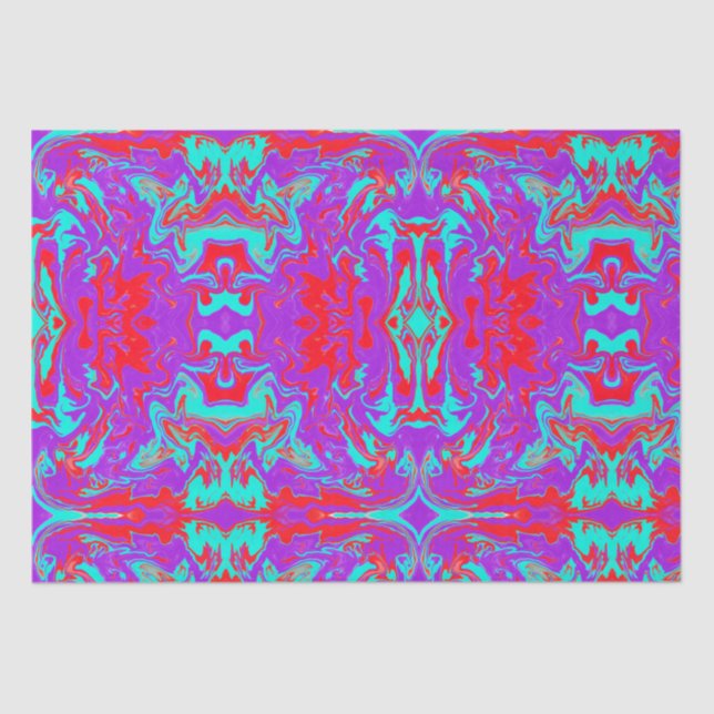 Trippy Modern Liquid Pop Art Candy Lovin Wrapping Seidenpapier (Vorderseite)