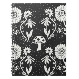 Trippy-Mushroom-Notebook Notizblock