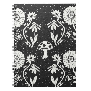 Trippy-Mushroom-Notebook Notizblock