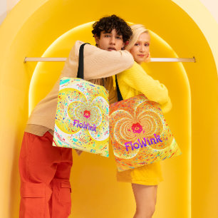 Trippy Orange Funky Tasche