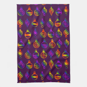 Trippy-Ornamente Küchentuch