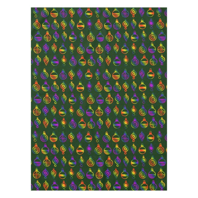 Trippy-Ornamente Tischdecke (Vorderseite)