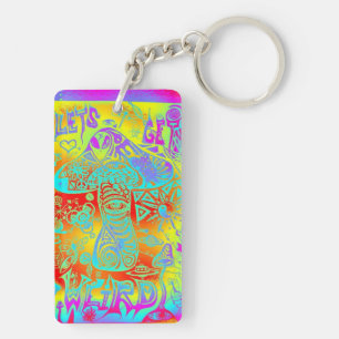 trippy Pilz Schlüsselanhänger