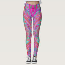 Trippy Pink, Aqua und Magenta Abstrakt Butterfly