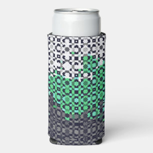 Trippy Pixelated Abstract Neutrois-Stolzflagge Selters Dosenkühler