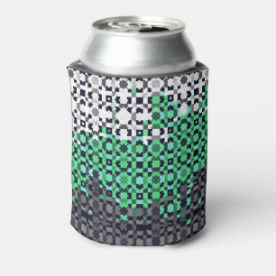 Trippy Pixelated Abstrakte Neutrois-Stolzflagge Dosenkühler