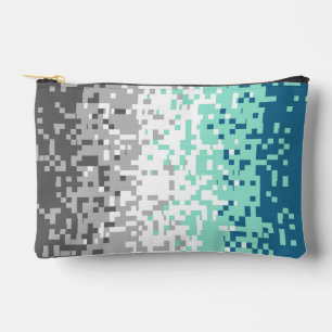 Trippy Pixelierte Abstrakte Frayromantische Pride- Zubehörtasche