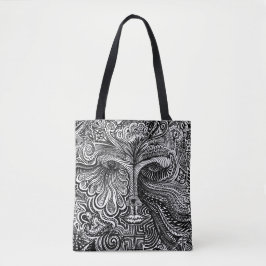 Trippy-Portrait Tasche