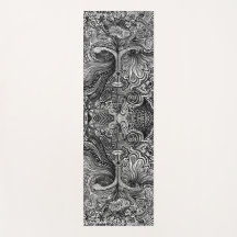 Trippy Portrait Yoga Mat