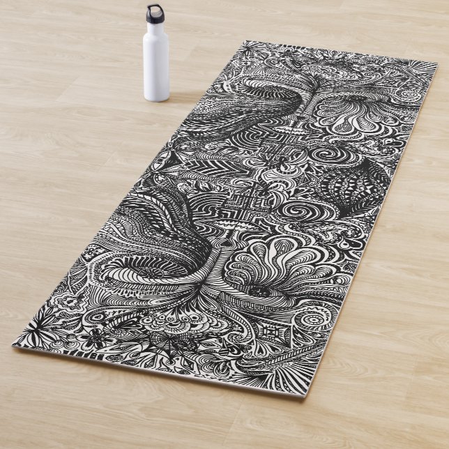 Trippy Portrait Yoga Mat Yogamatte (Beispiel)