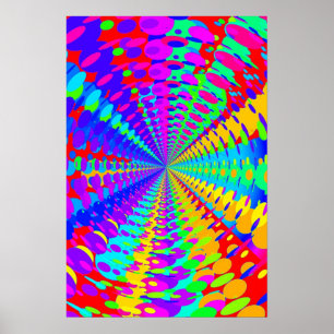Trippy Poster: Abstrakt Psychedelisch Poster