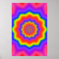 Trippy Poster: Abstrakt Psychedelisch
