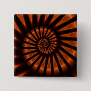 Trippy Psychedelic Backlighting Fine Fraktal Button