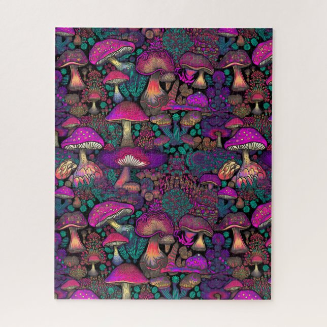 Trippy Psychedelic Mushroom (Vertikal)