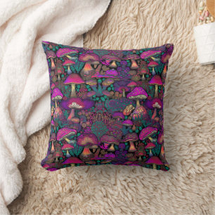 Trippy Psychedelic Mushroom Pattern Kissen