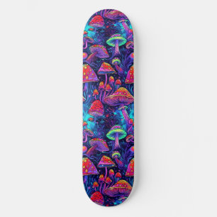 Trippy Psychedelic Mushroom-Skateboard Skateboard