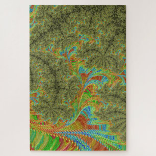 Trippy psychedelische Spirale Fraktal-Kunst