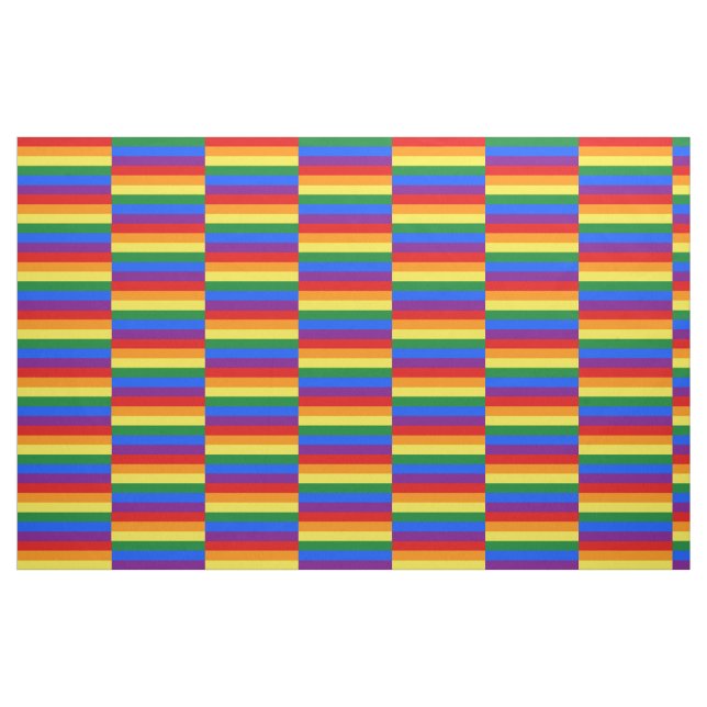 Trippy Rainbow Pride Stoff (Fat Quarter (45,7 x 55,9 cm))