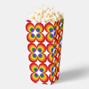 Trippy Regenbogenblumen Geschenkschachtel