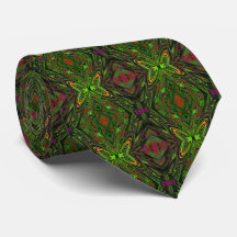 Trippy Retro Limettengrün abstrakter Schmetterling