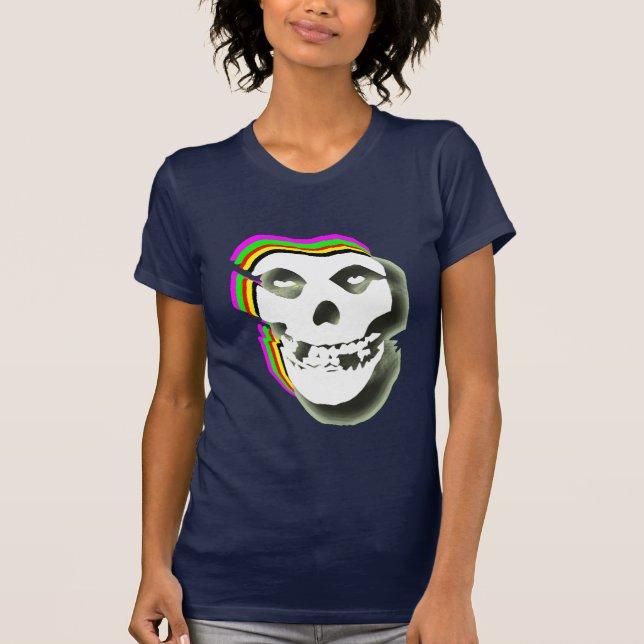 Trippy Schädel T-Shirt (Vorderseite)