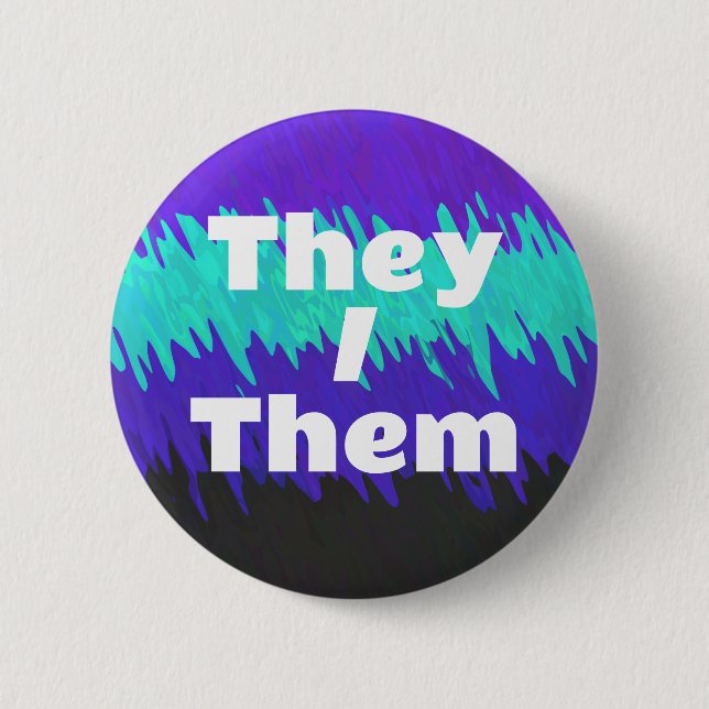 Trippy-Squiggg-Abstrakt-Alexigender-Pride-Flag Button (Vorderseite)