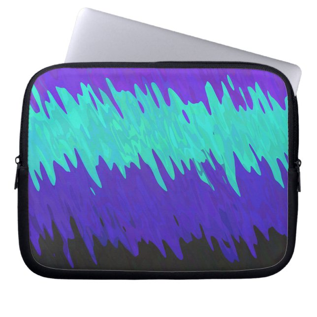 Trippy-Squiggg-Abstrakt-Alexigender-Pride-Flag Laptopschutzhülle (Vorderseite)
